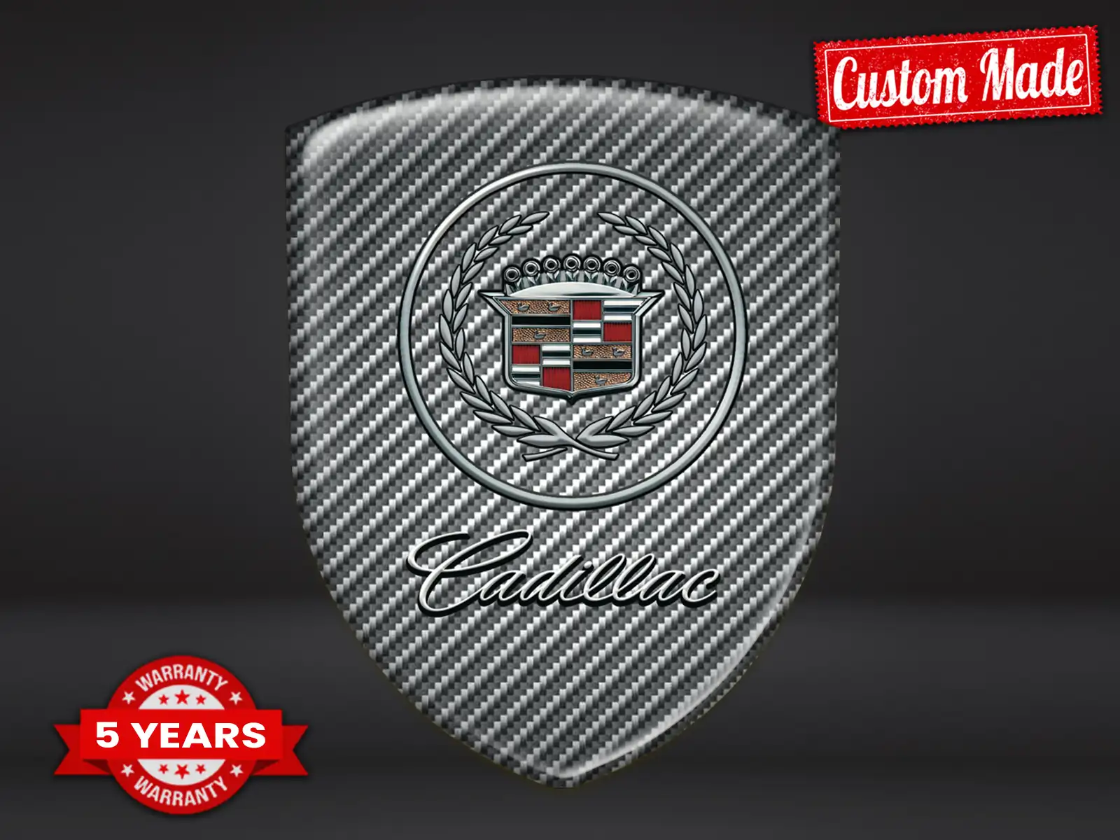 Cadillac Calcomanías Cúpula Acabado Premium Autos Cúpula ST